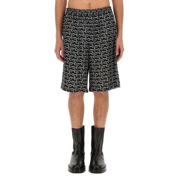 Burberry Men All Over Print Bermuda Shorts